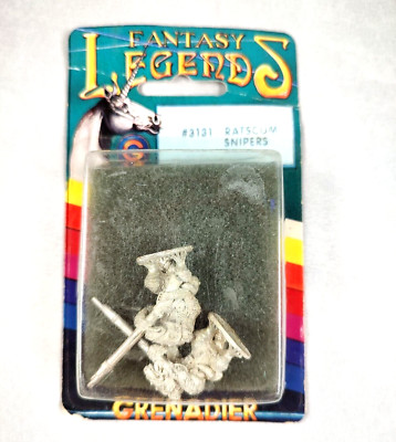 Grenadier Fantasy Legends #3131 Ratscum Snipers Mini Figs AD&D D&D 1992 Sealed