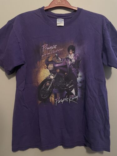 Vtg Purple Rain Prince and the Revolution Purple T