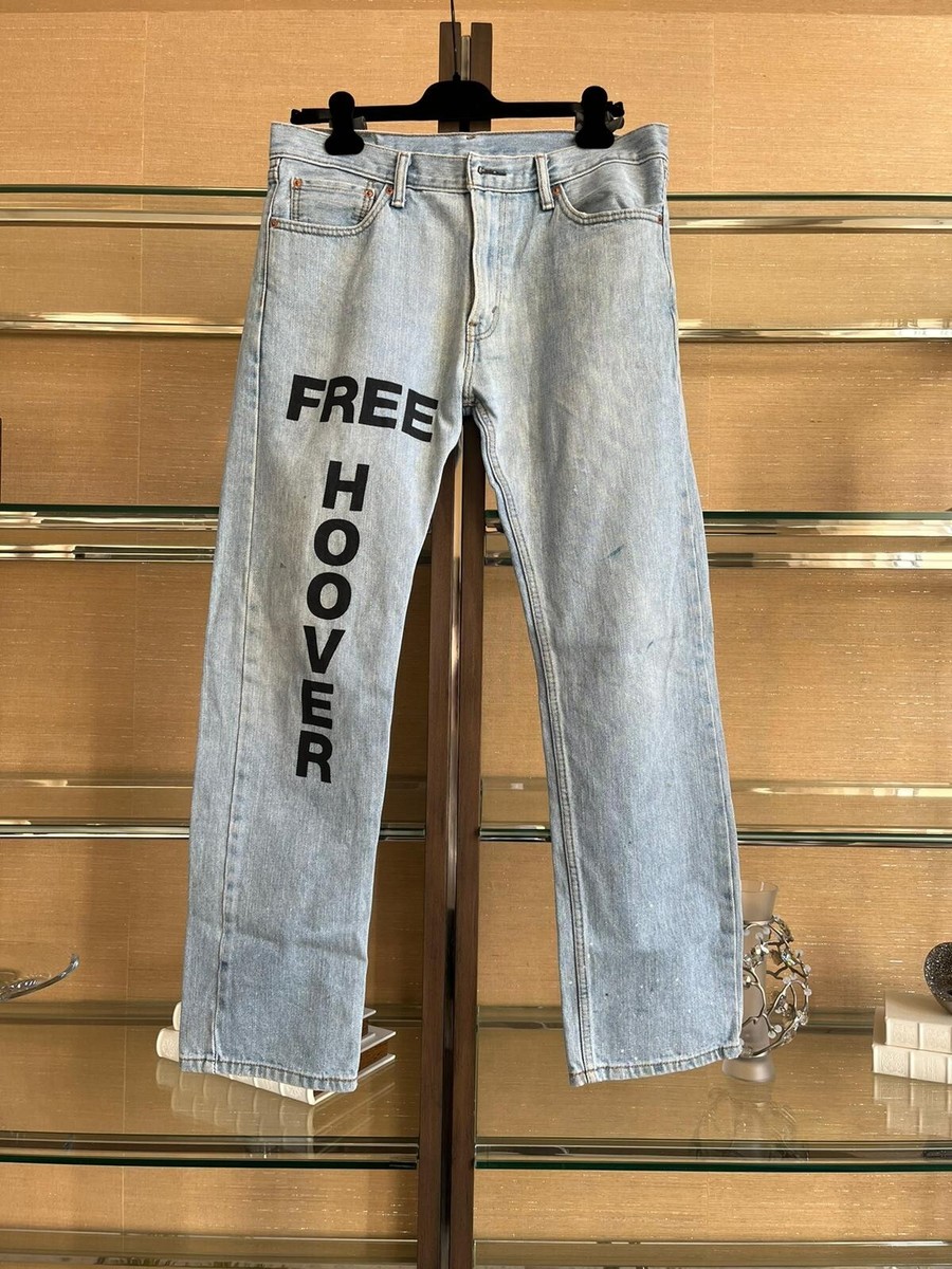 Drake × Kanye West , Free Hoover Denim in Light Blue BNWT 31 x 32 
