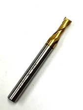 5/32" TIN COATED PREMIUM POWEDERED METAL END MILL 2 FLUTE EXO MINI OSG 6737805