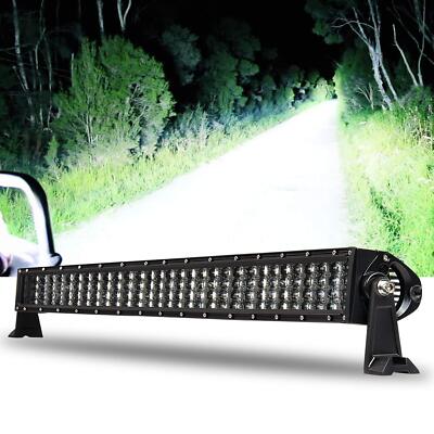 OFFROADTOWN 30inch 480w LED Light Bar Quad Row Driving for Truck Pickup UTV SUV
