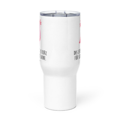 XXL Thermobecher Axolotl glücklich - Geschenk Lurch gute Laune XL Reisetasse