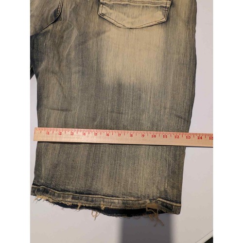 Arketype Herren blau säurewasch Denim Shorts Größe 48 - Bild 5 von 8