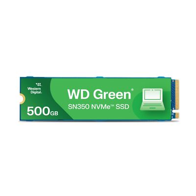 500GB WD Green SN350 NVMe Internal SSD Solid State Drive - Gen3 PCIe, M.2 228...