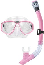 Poolmaster Swimming Mask / Snorkel Dive Set - Pink 9107
