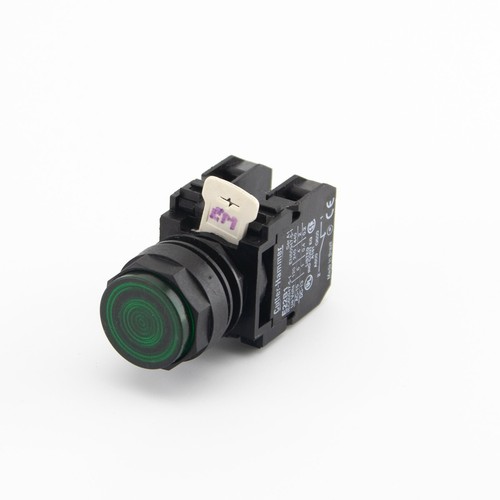 Eaton Cutler Hammer Industrial Push Button Momentary Green 2xE22B1 Contact - Imagen 10 de 10