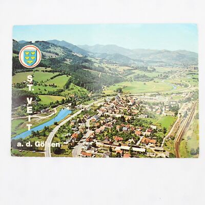 St Veit an der Gölsen Golsen Austria Postcard POSTED 1970s 