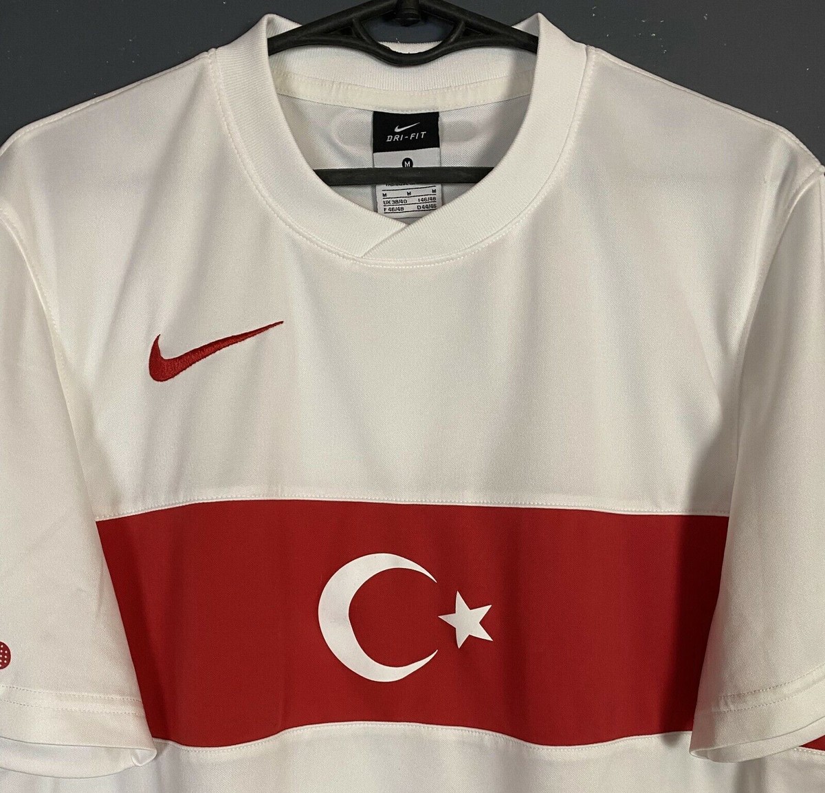 NIKE MEN'S TURKEY NATIONAL 2010/2011 BURUK 7 SOCCER FOOTBALL SHIRT