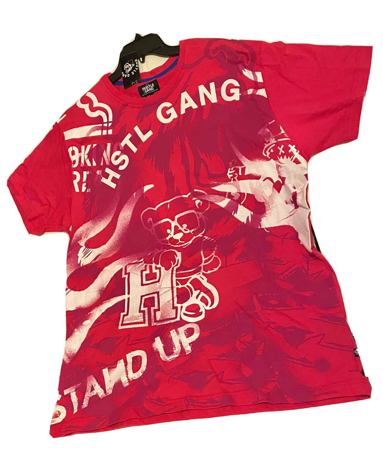 hustle gang teddy bear shirt