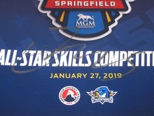 ANTHONY GRECO SIGNED AUTOGRAPHED 2019 AHL SKILLS COMPETITION PROGRAM
