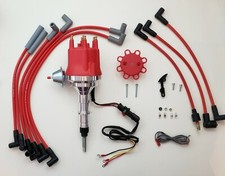 Small Cap Chevy Inline 6 Straight 6 230 250 292 Red Hei Distributor Plug Wires