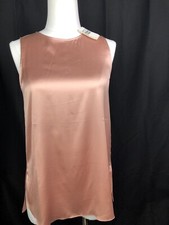 $1095 New Brunello Cucinelli Womens Top Shirt Silk Pink Size Medium M 42 6