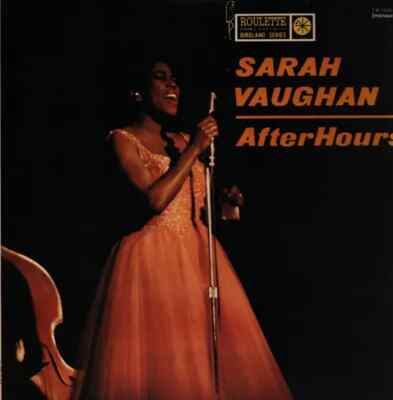 Sarah Vaughan After Hours MONO + INSERT JAPAN Roulette Vinyl LP
