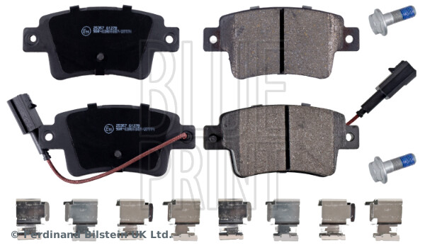 Blue Print Bremsbelagsatz Scheibenbremse Hinten FüR Fiat Grande Punto 199 1.4-image