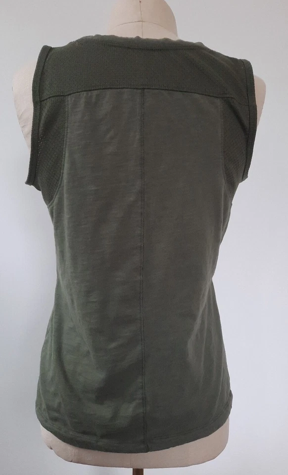 St. John's Bay Active Size S Sleeveless Top T-Shirt Dark Green Drawstring Bottom - Изображение 4 из 4