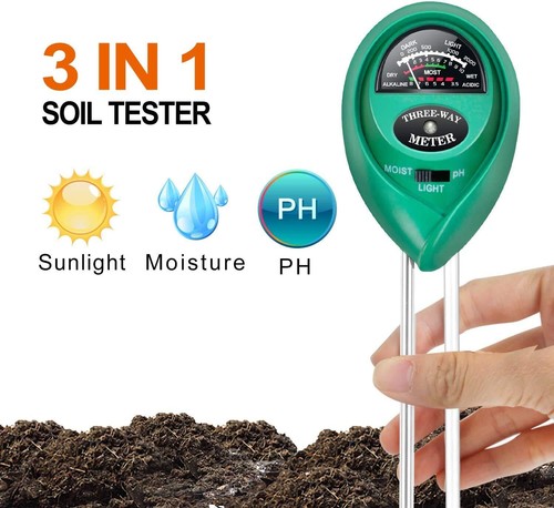 5 Gallon 5-Pack Grow Bags Nonwoven Fabric Pots and 3-in-1 Soil pH Tester Kit - Picture 2 of 6