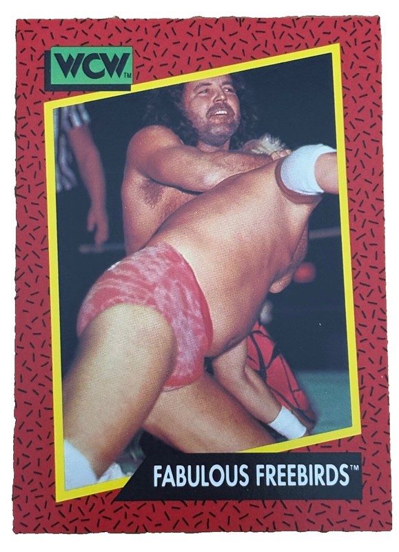 Excellent: Vintage 1991 Impel WCW Fabulous Freebirds Trading Card