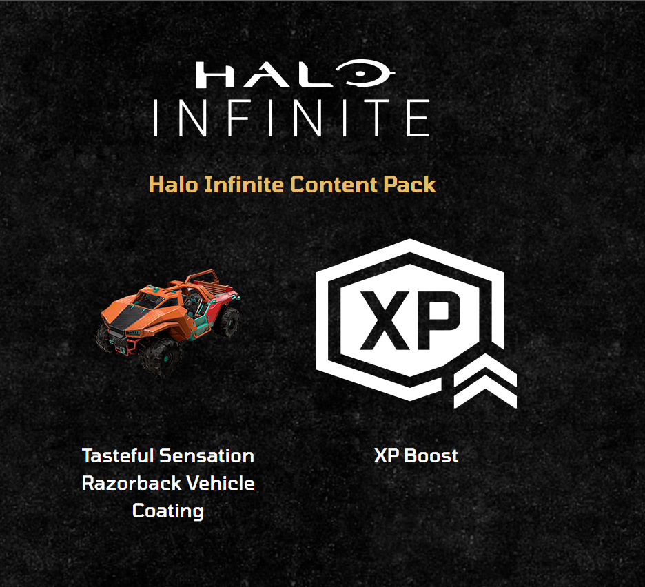 Halo Infinite Tasteful Sensation Razorback Vehicle Coating + XP Boost