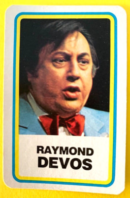 RAYMOND DEVOS RARE VINTAGE 70s TRADING ROOKIE CARD GOLD DISC HIT PARADE