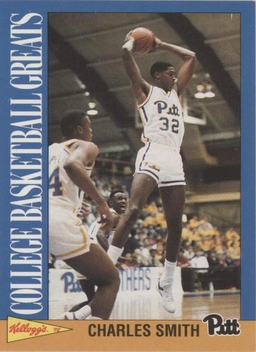 1991-92 Kellogg's College Basketball Greats - Charles Smith #12
