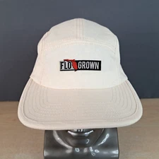 FLO GROWN FLORIDA 5 PANEL ADJUSTABLE STRAPBACK BASEBALL HAT/CAP, OUTDOOR/FL