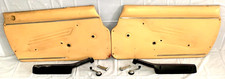 1973 - 1978 Fiat 124 Sport Coupe Spider Convertible Tan Pair Of Door Panels Oem 1973 - 1978 Fiat 124 Sport Coupe Spider Convertible Tan Pair Of Door Panels Oem