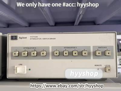 Agilent 11713A attenuator controller driver /hyy/ | eBay Agilent 11713A attenuator controller driver /hyy/ | eBay