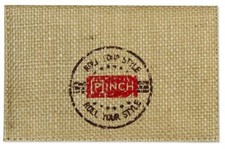 Exklusive Jute Tabaktasche Tabakbeutel Tobacco Tabak Tasche mit Blättchenfach