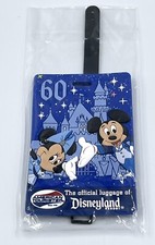 Disneyland 60th Anniversary American Tourister Travel Company Luggage Tag New