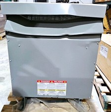 Siemens 3F3Y075CD16 Transformer 75 kVA 3 Phase 480 VAC Delta 208Y/120 VAC Dent