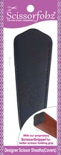 SCISSORFOBZ Designer Scissors Sheath Cover Single large Black Color