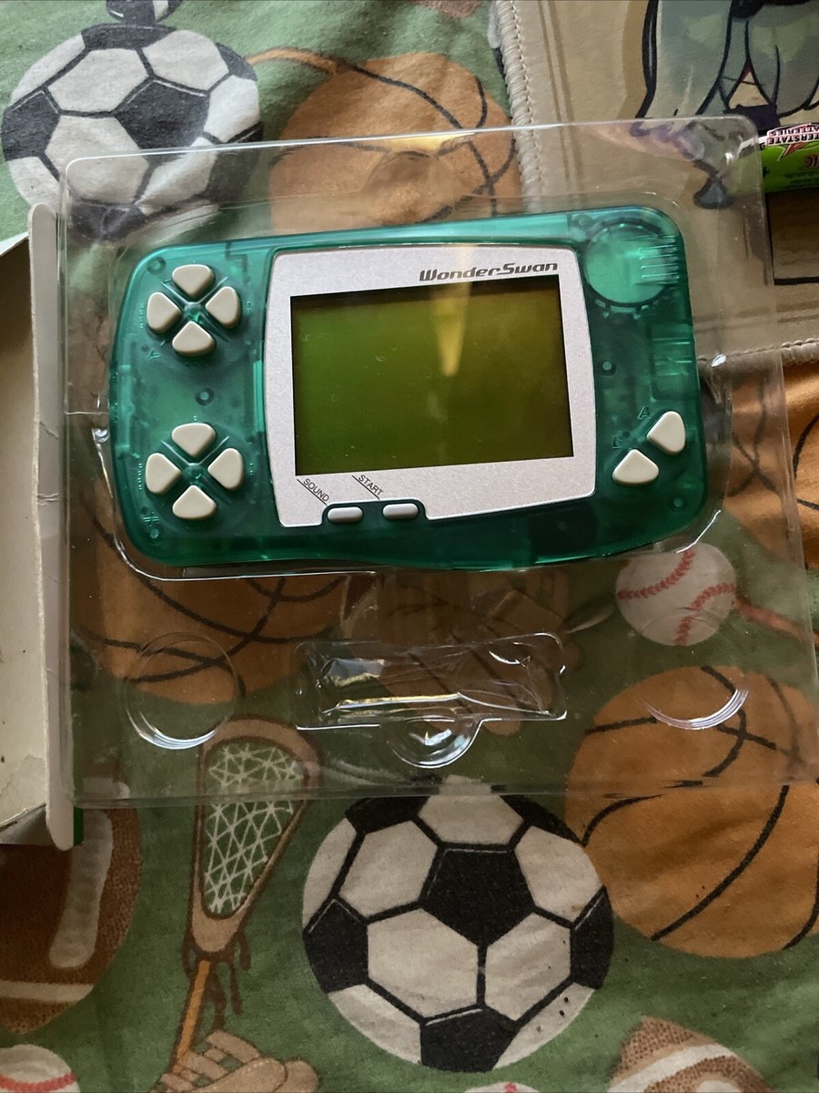WS -- Wonder Swan Console Skeleton Green -- Boxed. WonderSwan