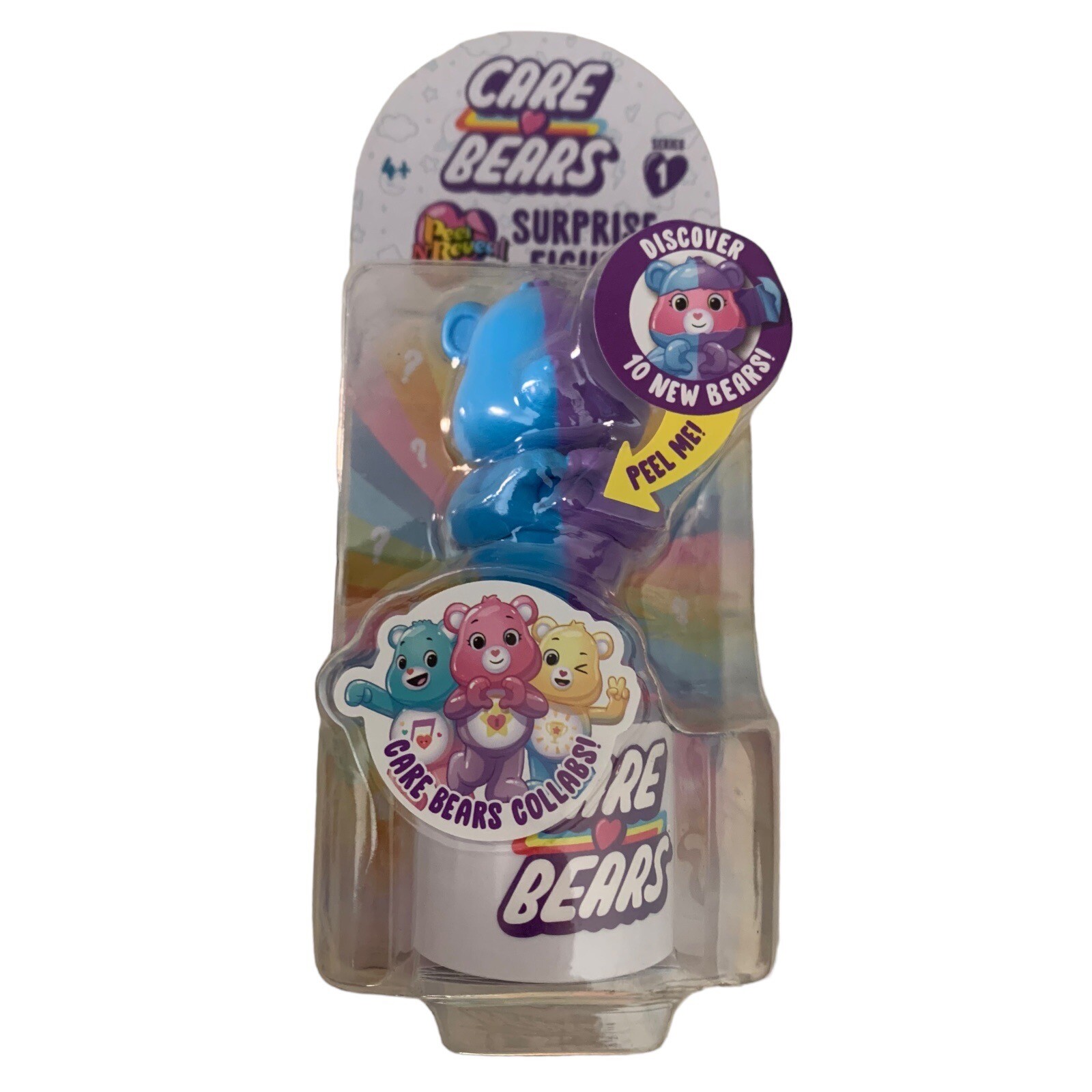 Care Bears Peel N Reveal Surprise Figure Lot Number 31522KX F