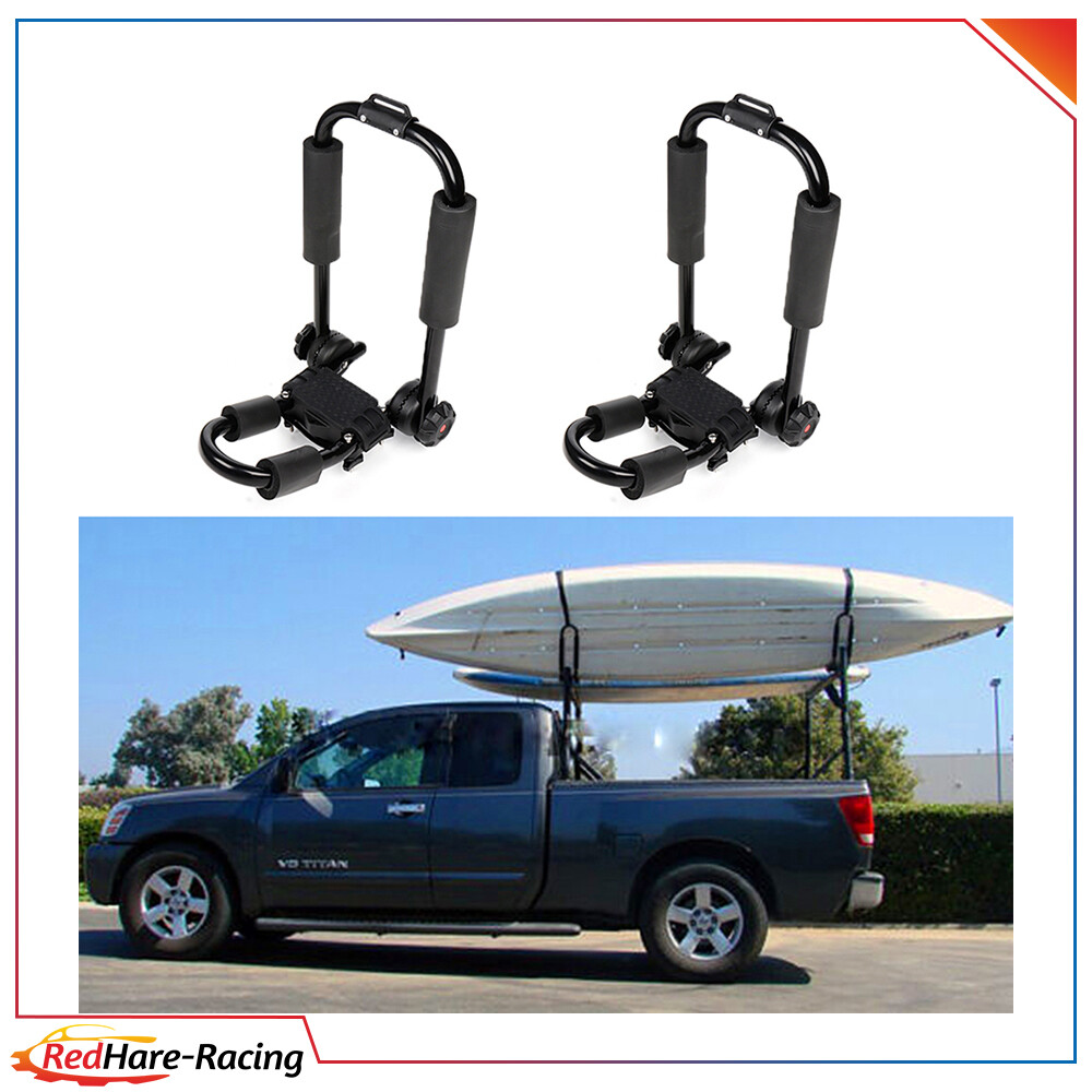 2 Pieces Canoe Boat Kayak Roof Rack Car Truck SUV Top Mount Carrier J Cross Bar