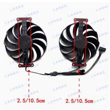 DUAL OC V2 Graphics Card Fan For ASUS RTX3060 Toothed Shark RTX3070 3060ti LHR