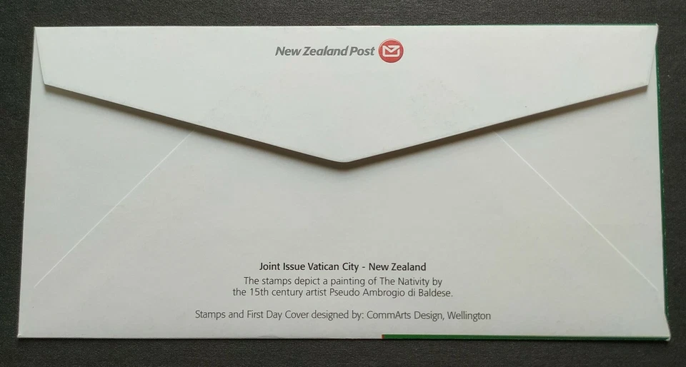 2002 New Zealand Joint Issue Vatican City 2v Stamps FDC - Image 3 of 3