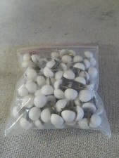 100 white Nails Upholstery Tacks Decorative Nail  Made IN U.S.A. 