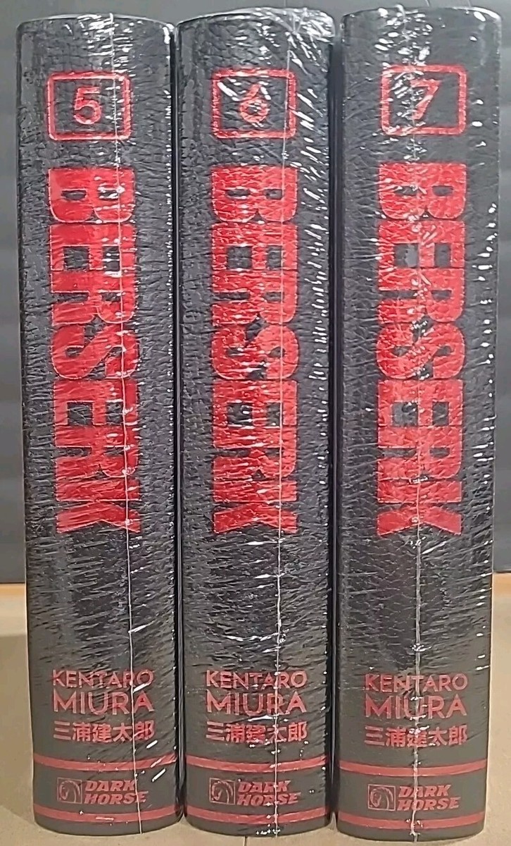 Berserk 5-7 Hardcover Deluxe Edition Set English Manga NEW Dark