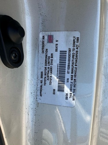 TOYOTA CAMRY ACV40 06/2006-02/2012 GLOVE BOX - Picture 11 of 12