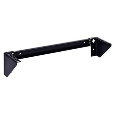 2U Vertical Wall Mount Rack - Heavy Duty 125lbs Capacity Vertical Mounting Br...