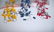 45 3/8" Wire Ring Terminals Connector Combo Pack 22-10 Gauge AWG Car Audio Alarm