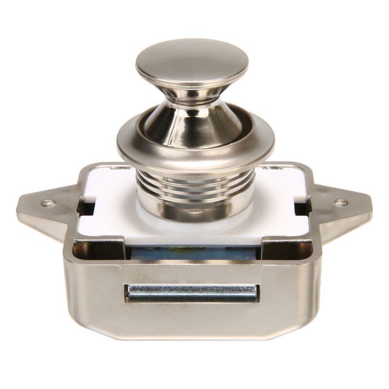 5PCS Push Button Latch Locks Cupboard Door Catch Drawer