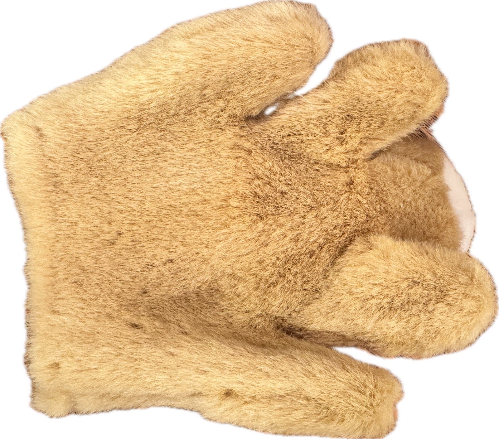 RABBIT Hand Puppet Plush 9” Tan Bunny Stuffed Animal Toy | eBay