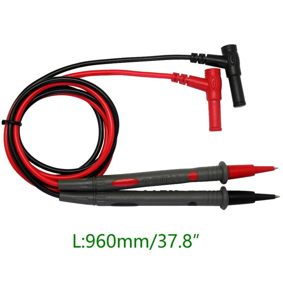 2 Pairs AideTek long-lasting silicone rubber wire test leads 1000V 16A P3605 - Image 2 of 4