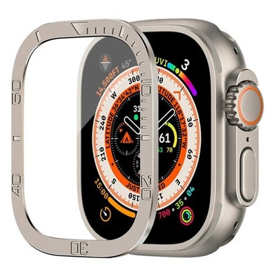 Aluminium Alloy Case+tempered Glass for Apple Watch Ultra 2 49mm Anti-scratch Sc