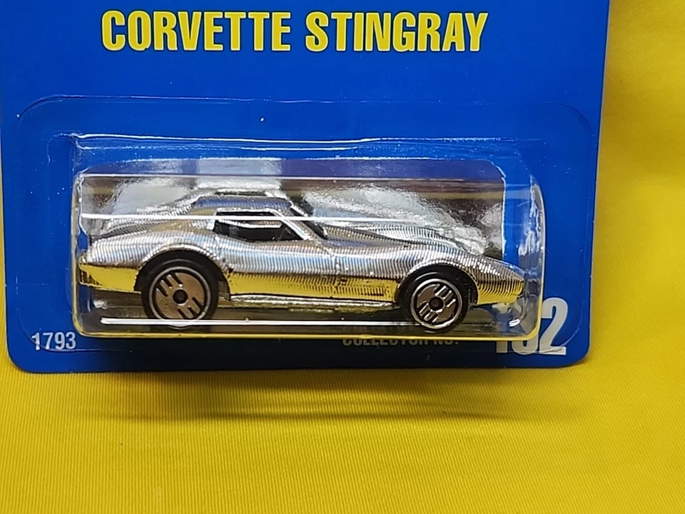 Tarjeta azul Hot Wheels Corvette Stingray 1991 Gleam Team plateada 192 nueva en paquete 🔥 (A3) Foto 2 de 4