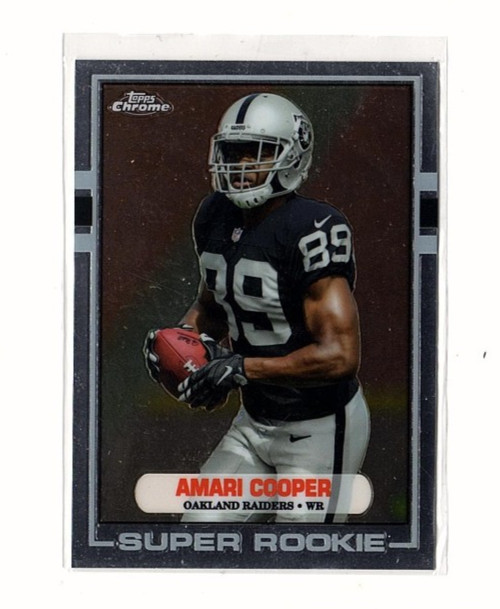 Amari Cooper RC 2015 Topps Chrome Super Rookie #89-AC