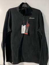 Berghaus Herren 1/4 Zip Fleece Micro PolarTec Größe XL Neu mit Etikett
