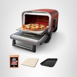 Ninja OO101 8-in-1 Portable Electric Roaster Woodfire Outdoor Pizza Oven (Used)