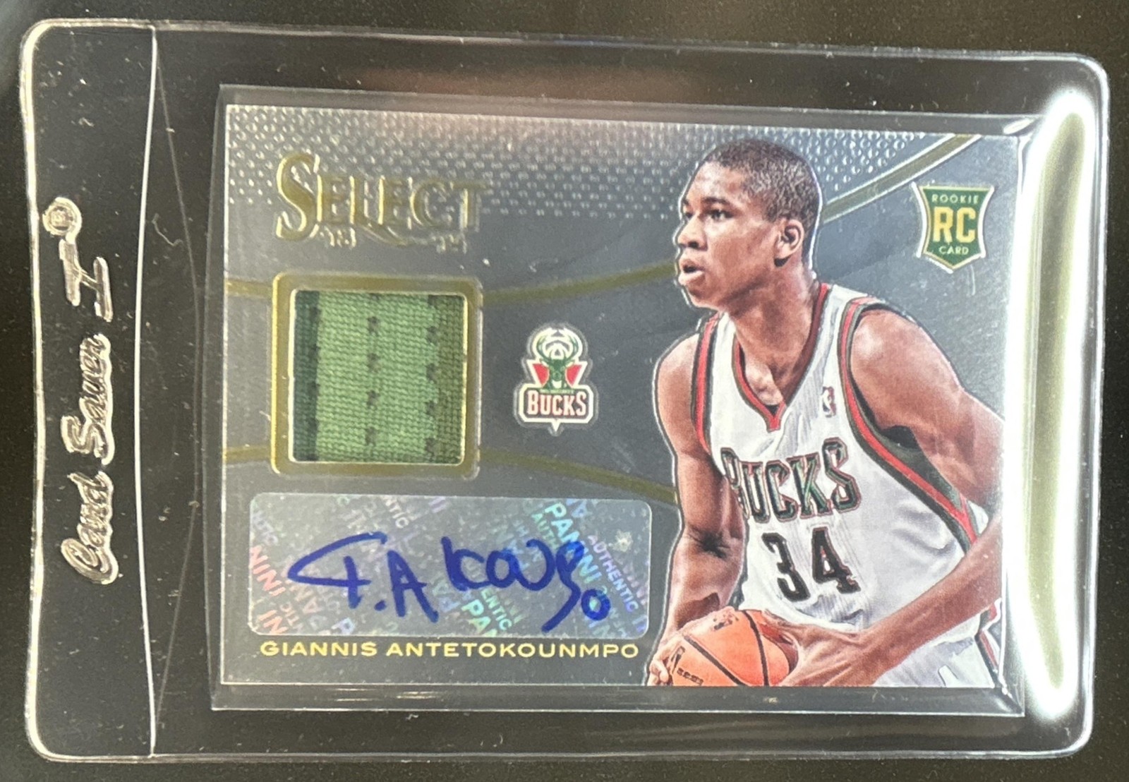 Giannis Antetokounmpo 2013 Select #1 Rookie Jersey Autographs